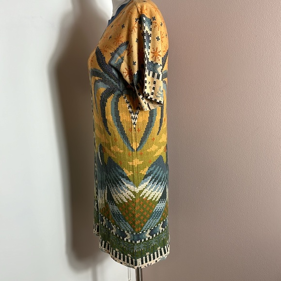 Farm Rio Brazil T-shirt Tropical Print Mini Dress size small/ P - Picture 10 of 14